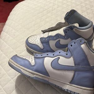Nike Air Force ones six light blue